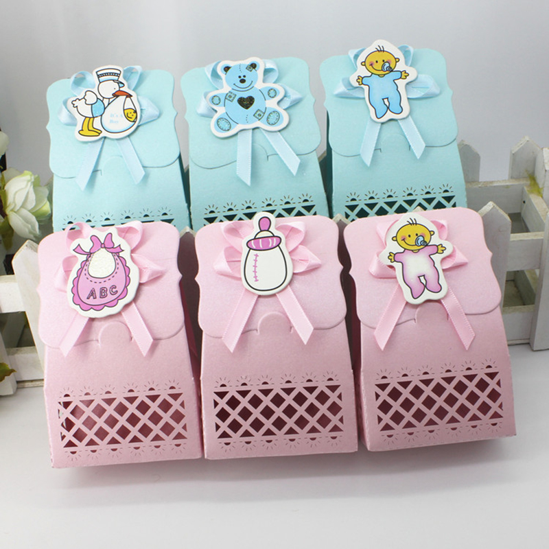 Plant Parent Gifts - 12Pcs เด็กขวดกล่องขนมเด็กวันเกิด Favor ของขวัญกล่องฝักบัวพร้อมโบว์สติกเกอร์เพศเปิดเผยวันเกิด party Supplies