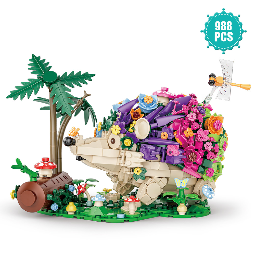 Plant Parent Gifts - ชุดตัวต่อดอกไม้, ของขวัญโมเดลขนาดใหญ่ที่เหมือนจริง, ชุดดอกไม้น่ารัก, ชุดตัวต่อสำหรับผู้ใหญ่, 988 ชิ้น