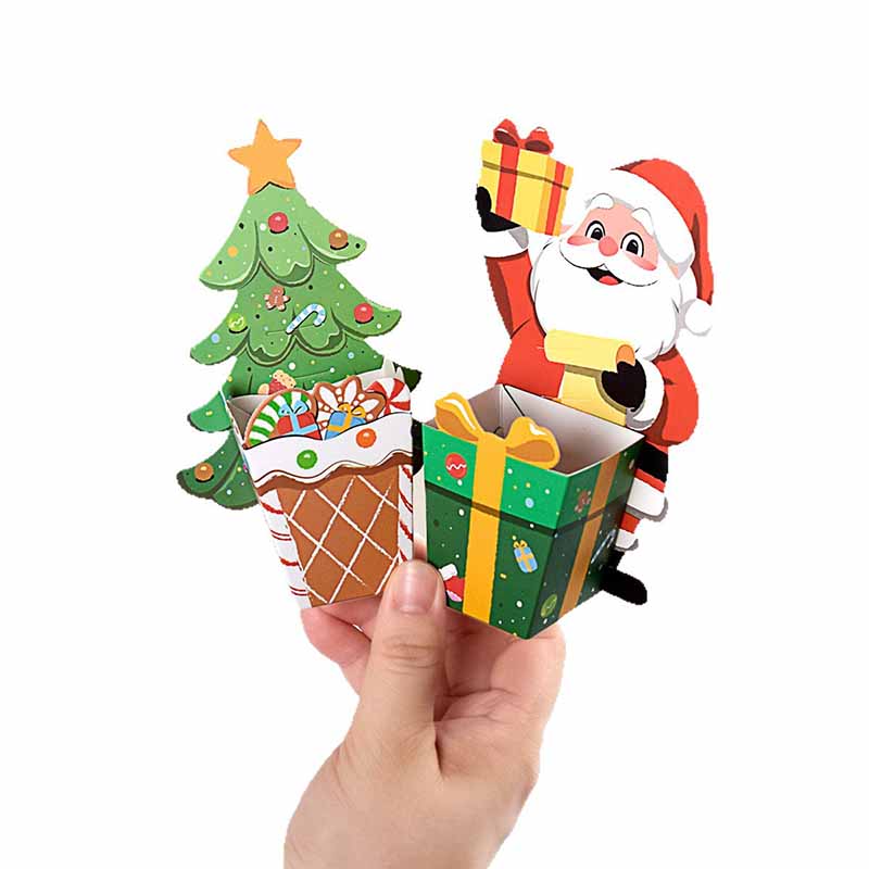 10/20 ชิ้น 3D ซานตาคลอสกล่องบร - Plant Parent Gifts บทวิจารณ์และราคา