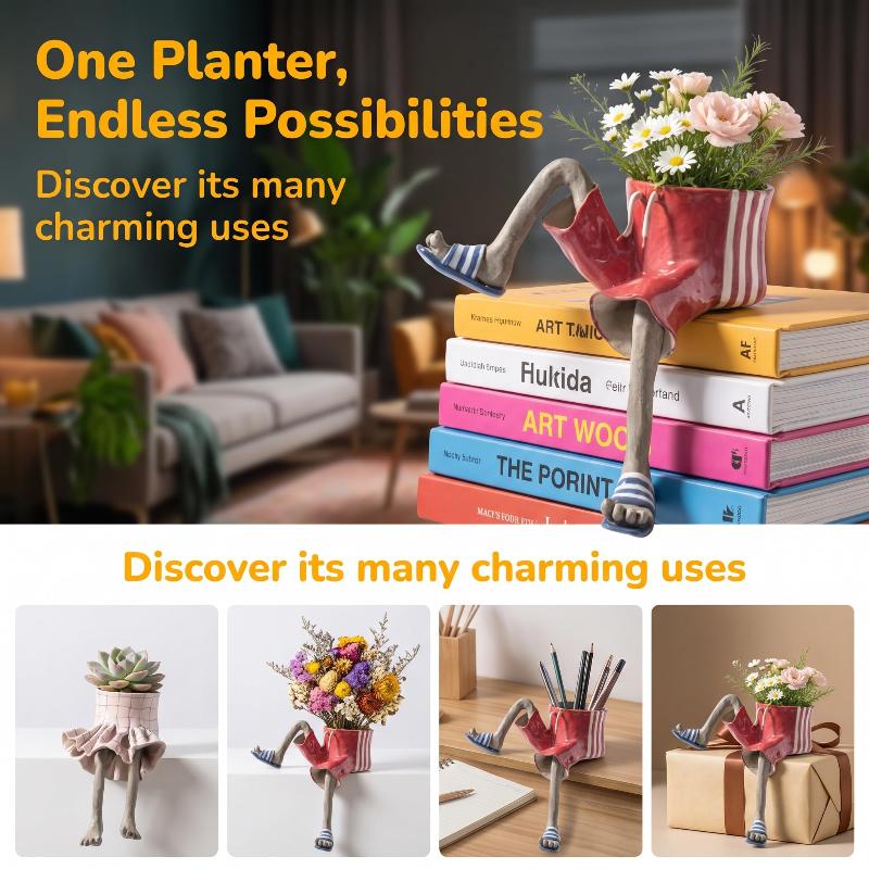 ชุดเดรสยีนส์ กระถางดอกไม้รูปขา - Plant Parent Pot บทวิจารณ์และราคา