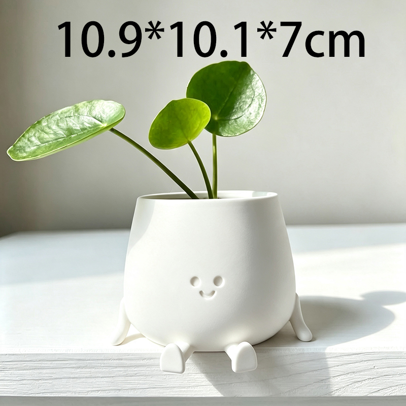 กระถางต้นไม้ลายหน้ายิ้มน่ารักพ - Cactus Mix Pot บทวิจารณ์และราคา