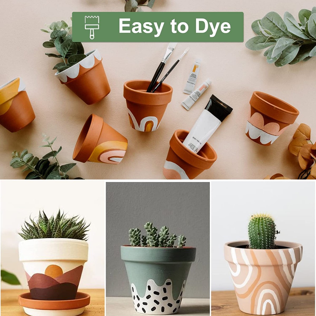 16 ชิ้น 1.8 ''Terra Cotta Pots - Cactus Mix Pot บทวิจารณ์และราคา