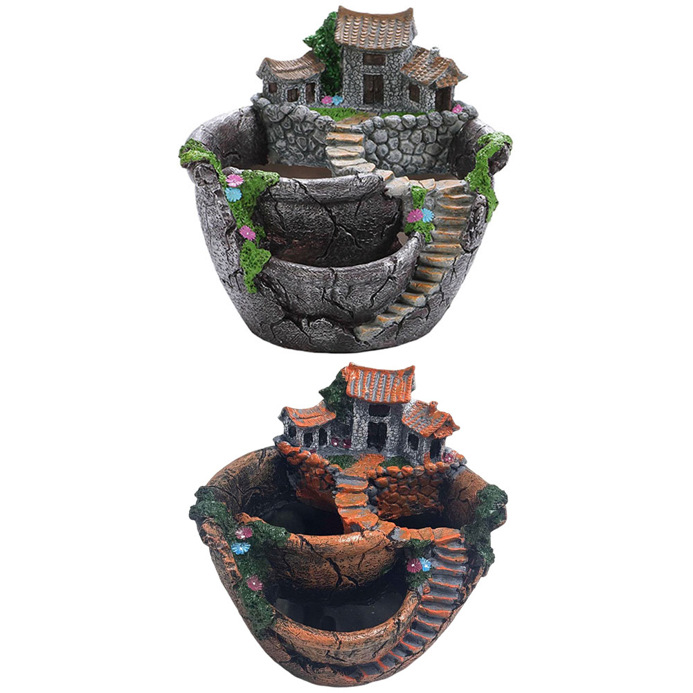กระถางต้นไม้แบบวินเทจ หลายช่อง - Cactus Mix Pot บทวิจารณ์และราคา