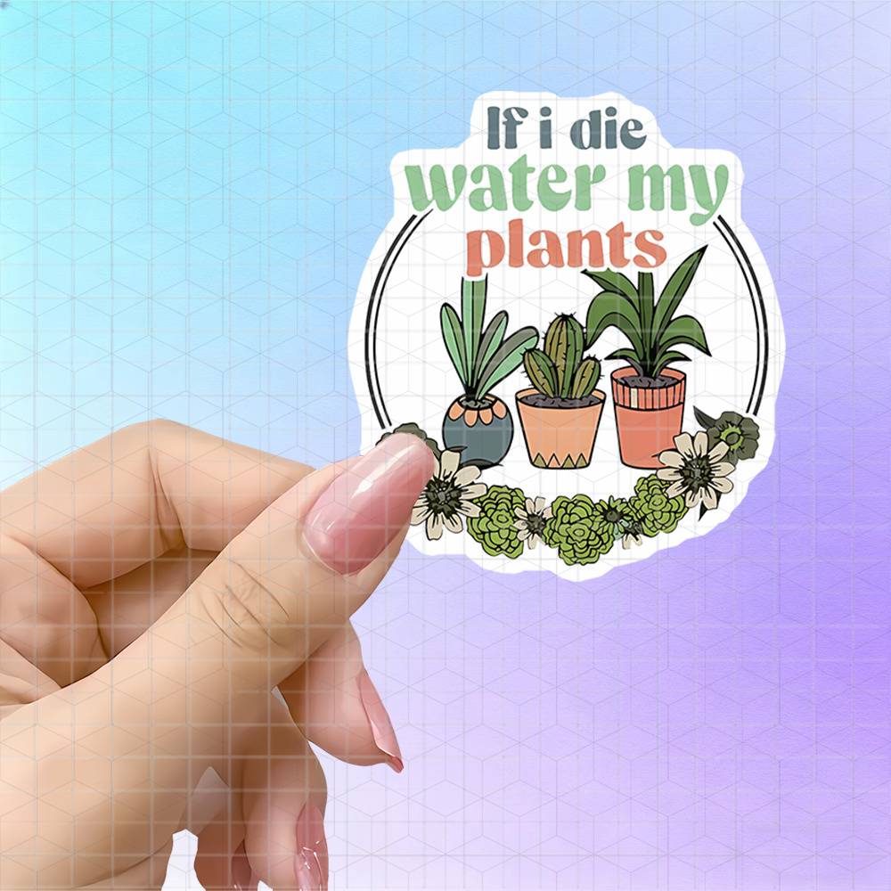 สติกเกอร์ไวนิลลายต้นไม้กระถางแ - Plant Parent Pot บทวิจารณ์และราคา