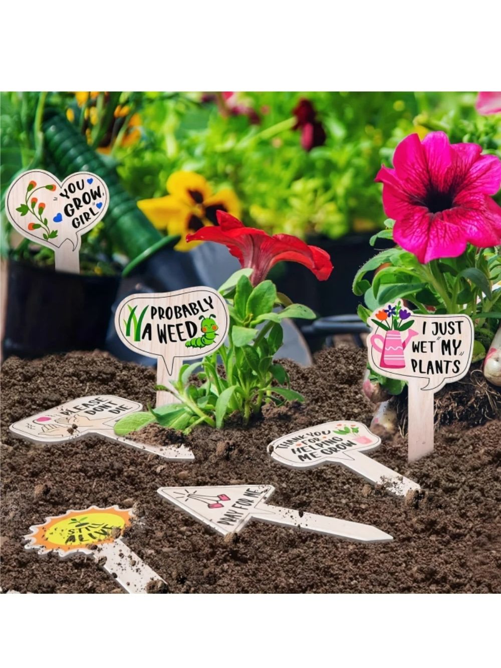 5/10 ชิ้นป้ายพืชสำหรับดอกไม้แล - Plant Parent Gifts บทวิจารณ์และราคา