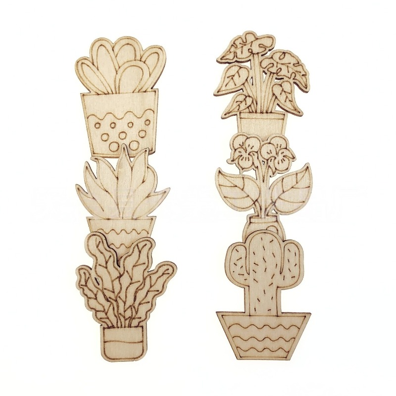 ชาร์มไม้ตัดรูปดอกไม้และกระบองเ - Cactus Mix Pot บทวิจารณ์และราคา