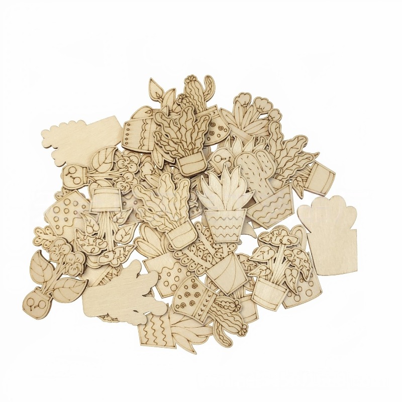 ชาร์มไม้ตัดรูปดอกไม้และกระบองเ - Cactus Mix Pot บทวิจารณ์และราคา